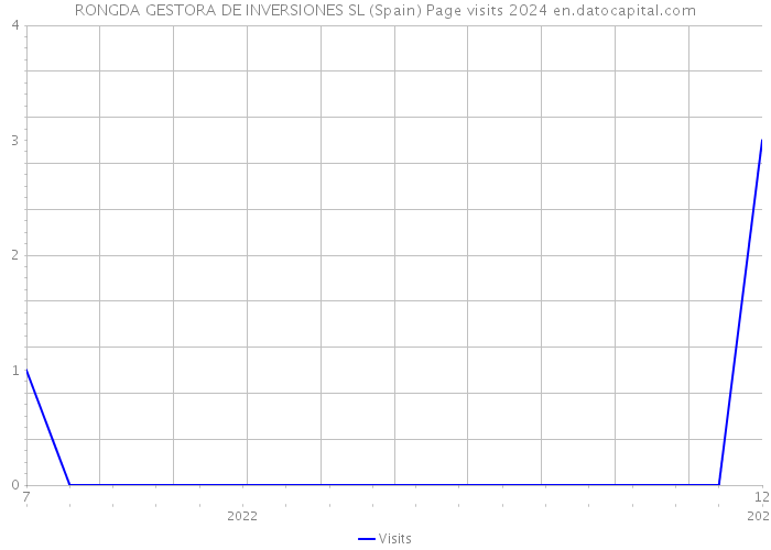 RONGDA GESTORA DE INVERSIONES SL (Spain) Page visits 2024 