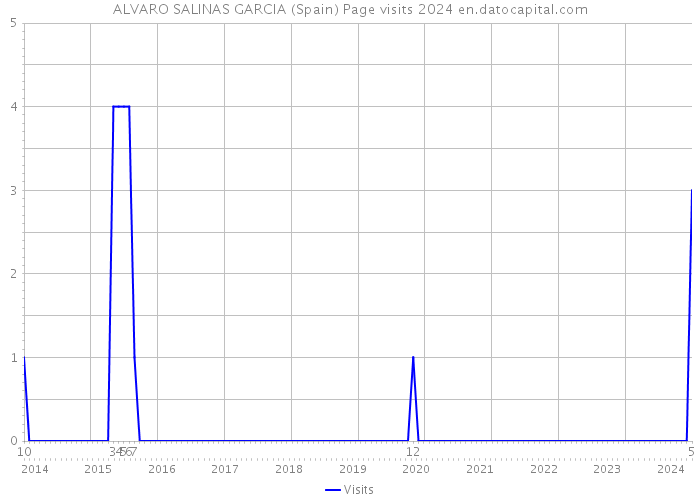 ALVARO SALINAS GARCIA (Spain) Page visits 2024 