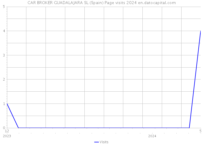CAR BROKER GUADALAJARA SL (Spain) Page visits 2024 