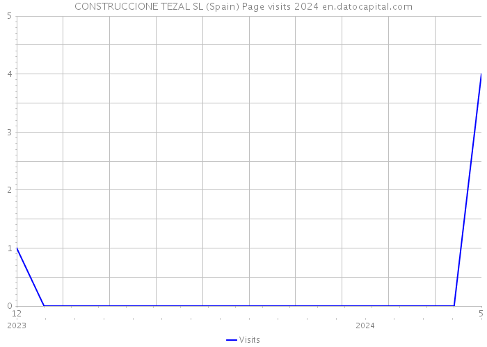 CONSTRUCCIONE TEZAL SL (Spain) Page visits 2024 
