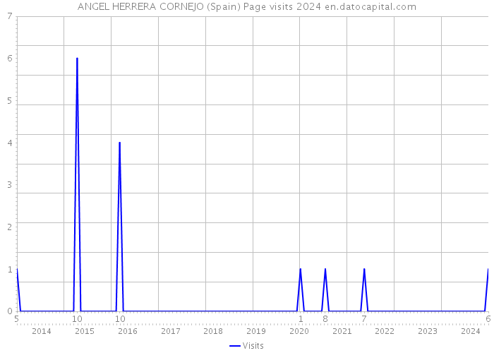 ANGEL HERRERA CORNEJO (Spain) Page visits 2024 