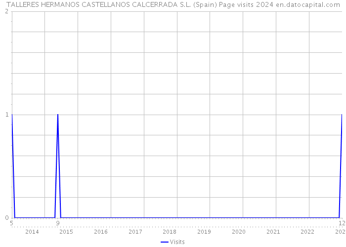 TALLERES HERMANOS CASTELLANOS CALCERRADA S.L. (Spain) Page visits 2024 