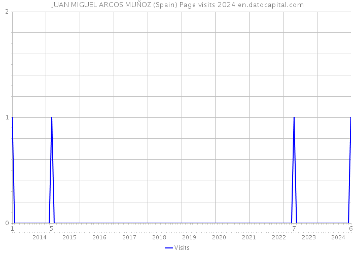 JUAN MIGUEL ARCOS MUÑOZ (Spain) Page visits 2024 