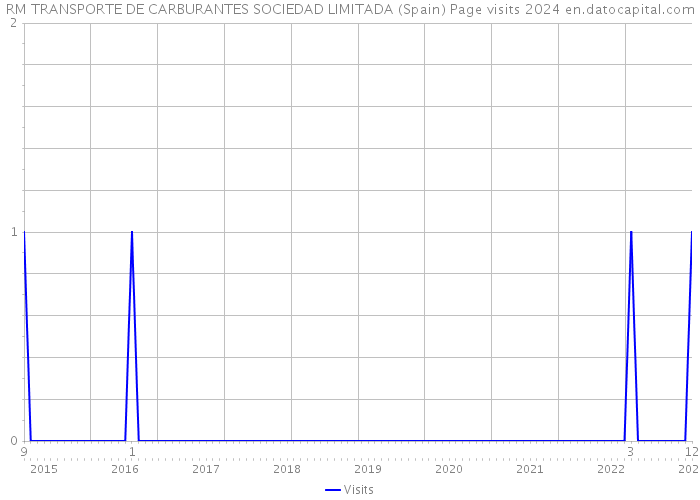 RM TRANSPORTE DE CARBURANTES SOCIEDAD LIMITADA (Spain) Page visits 2024 