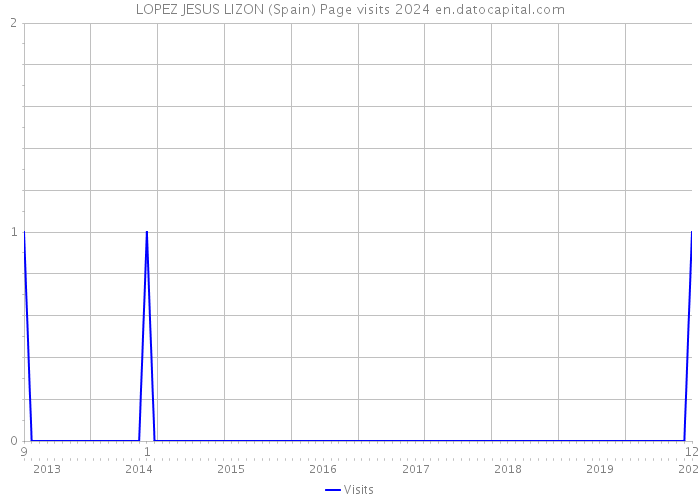 LOPEZ JESUS LIZON (Spain) Page visits 2024 