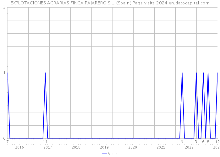 EXPLOTACIONES AGRARIAS FINCA PAJARERO S.L. (Spain) Page visits 2024 