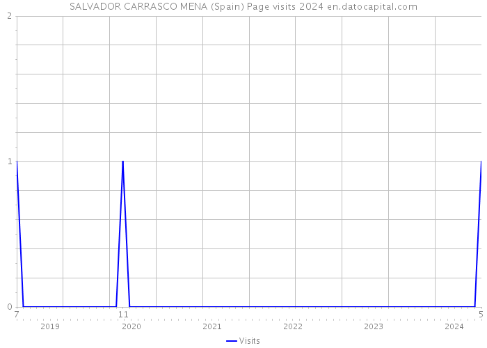 SALVADOR CARRASCO MENA (Spain) Page visits 2024 