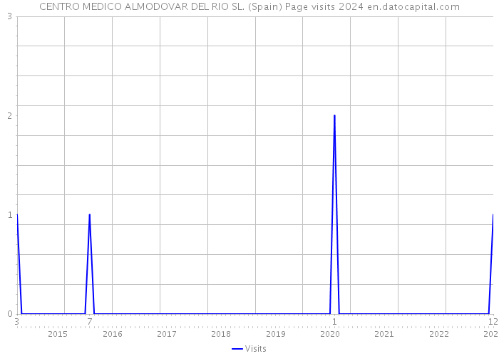 CENTRO MEDICO ALMODOVAR DEL RIO SL. (Spain) Page visits 2024 