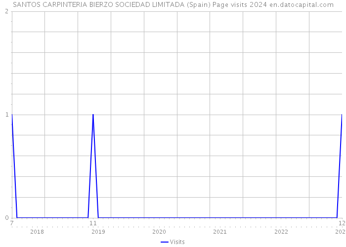 SANTOS CARPINTERIA BIERZO SOCIEDAD LIMITADA (Spain) Page visits 2024 