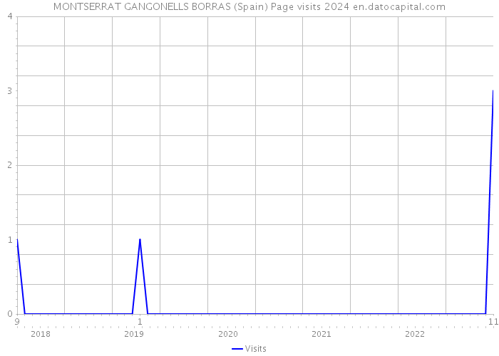 MONTSERRAT GANGONELLS BORRAS (Spain) Page visits 2024 