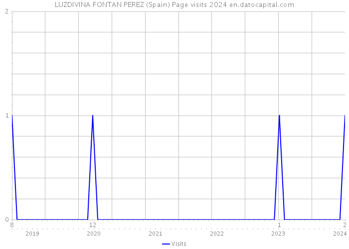 LUZDIVINA FONTAN PEREZ (Spain) Page visits 2024 