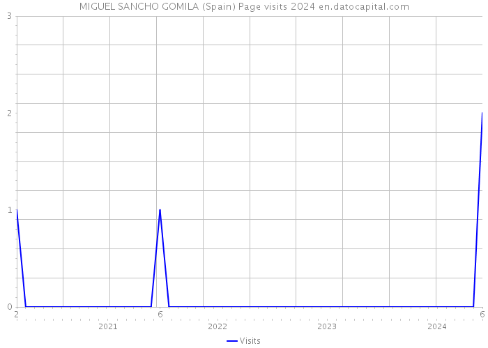 MIGUEL SANCHO GOMILA (Spain) Page visits 2024 