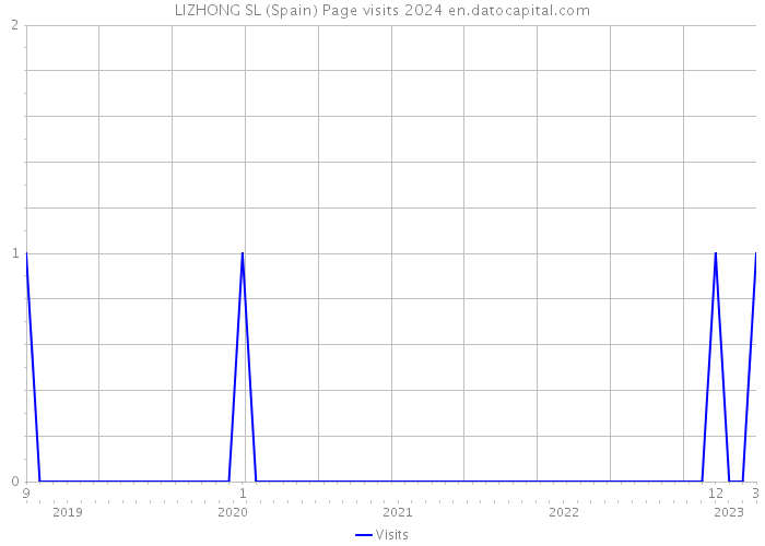 LIZHONG SL (Spain) Page visits 2024 