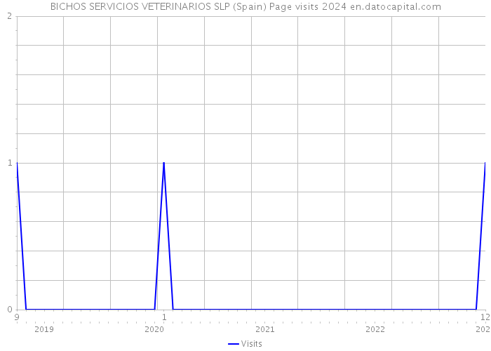 BICHOS SERVICIOS VETERINARIOS SLP (Spain) Page visits 2024 