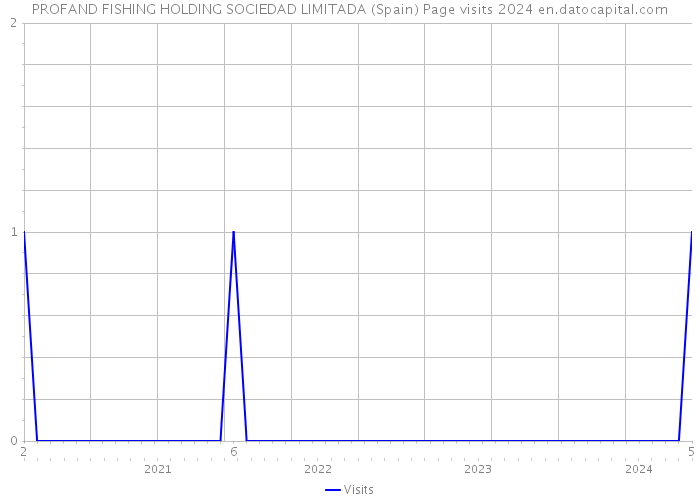 PROFAND FISHING HOLDING SOCIEDAD LIMITADA (Spain) Page visits 2024 