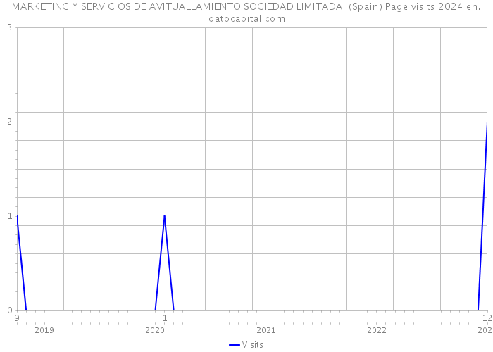 MARKETING Y SERVICIOS DE AVITUALLAMIENTO SOCIEDAD LIMITADA. (Spain) Page visits 2024 