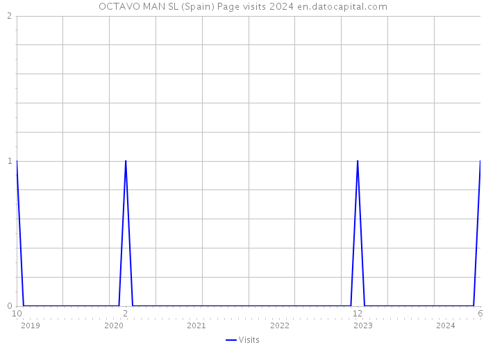 OCTAVO MAN SL (Spain) Page visits 2024 