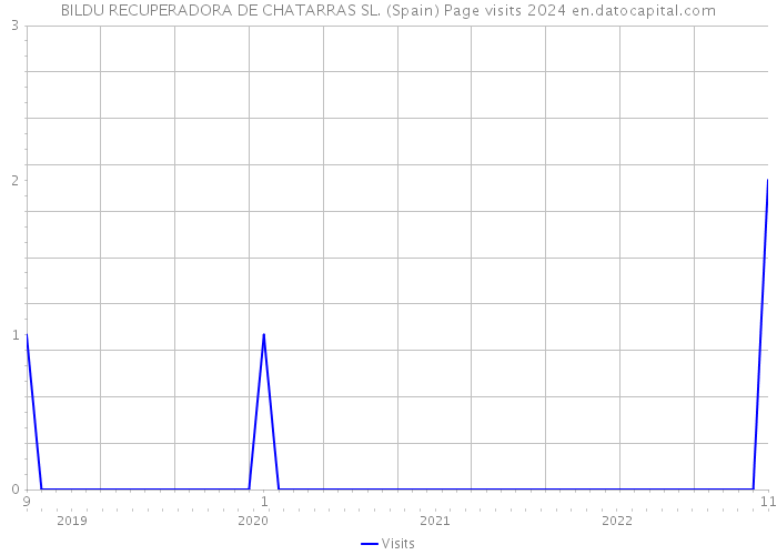 BILDU RECUPERADORA DE CHATARRAS SL. (Spain) Page visits 2024 