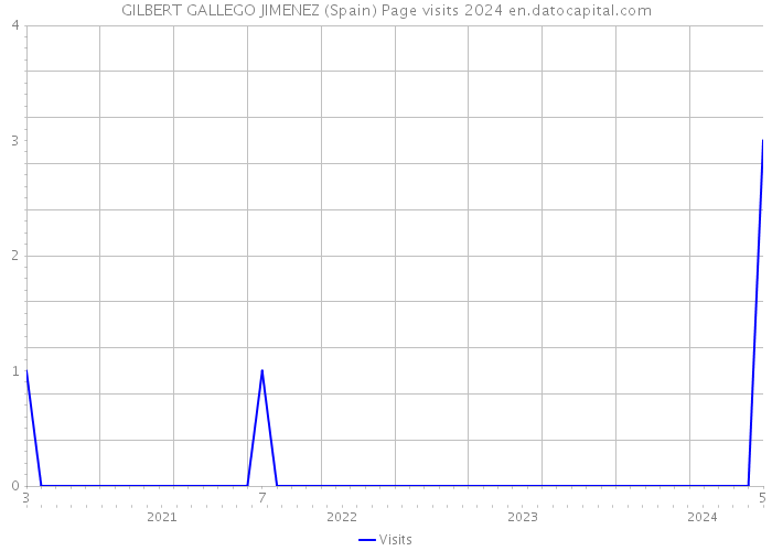 GILBERT GALLEGO JIMENEZ (Spain) Page visits 2024 