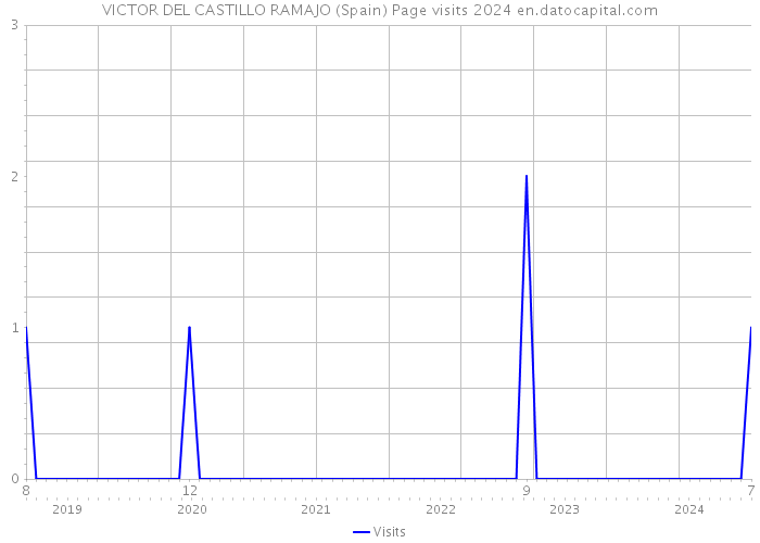 VICTOR DEL CASTILLO RAMAJO (Spain) Page visits 2024 