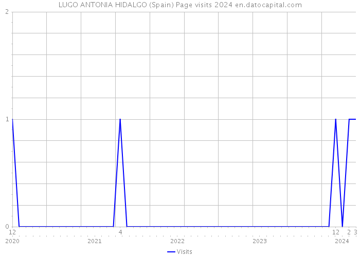 LUGO ANTONIA HIDALGO (Spain) Page visits 2024 