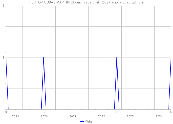 HECTOR CUBAS MARTIN (Spain) Page visits 2024 