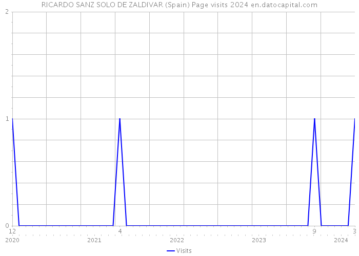 RICARDO SANZ SOLO DE ZALDIVAR (Spain) Page visits 2024 