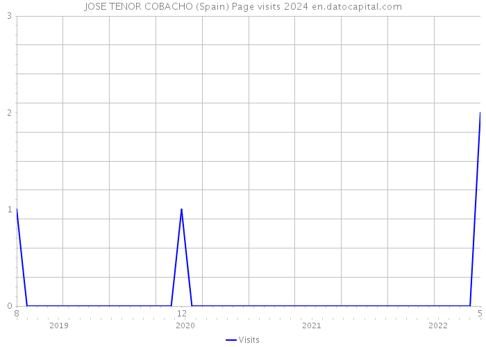 JOSE TENOR COBACHO (Spain) Page visits 2024 