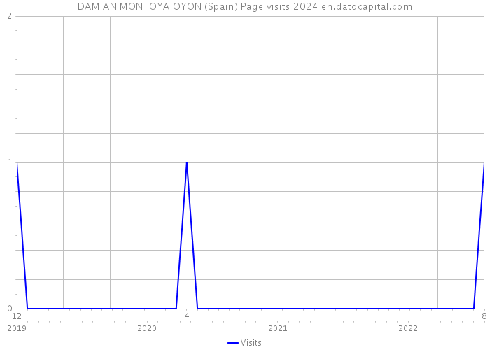 DAMIAN MONTOYA OYON (Spain) Page visits 2024 