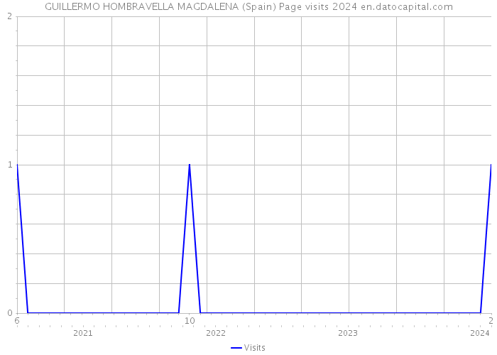 GUILLERMO HOMBRAVELLA MAGDALENA (Spain) Page visits 2024 