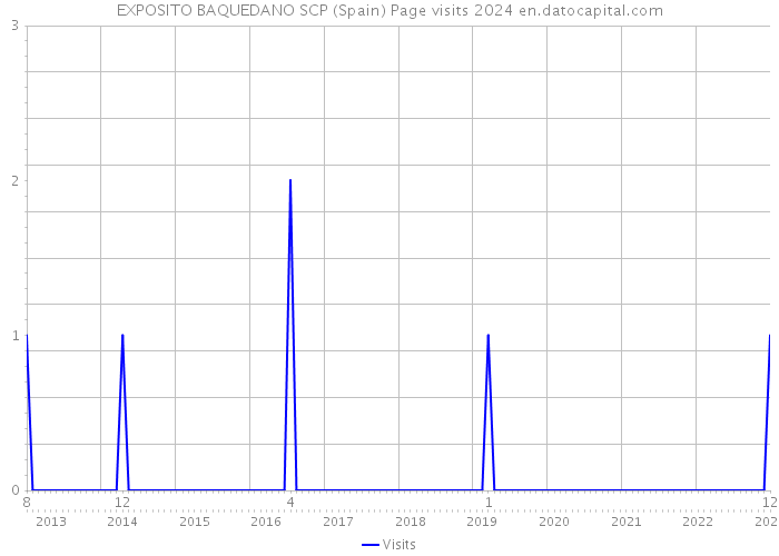 EXPOSITO BAQUEDANO SCP (Spain) Page visits 2024 