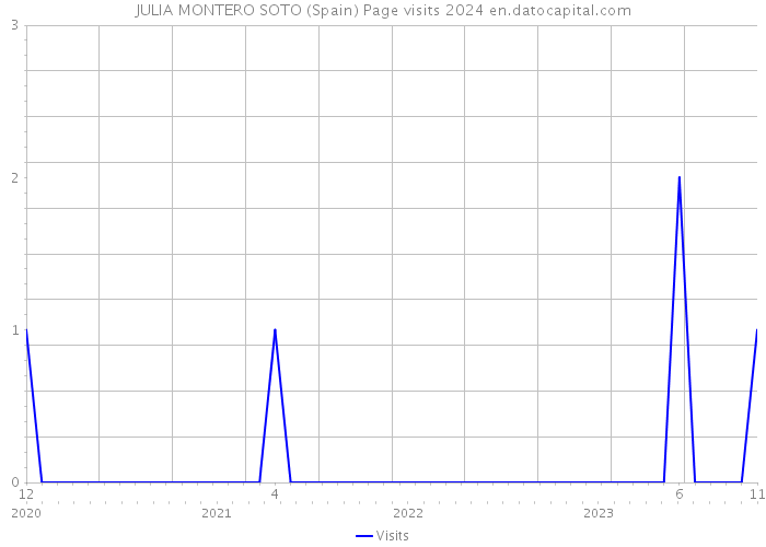 JULIA MONTERO SOTO (Spain) Page visits 2024 