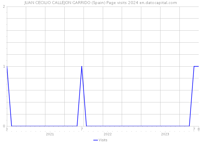 JUAN CECILIO CALLEJON GARRIDO (Spain) Page visits 2024 