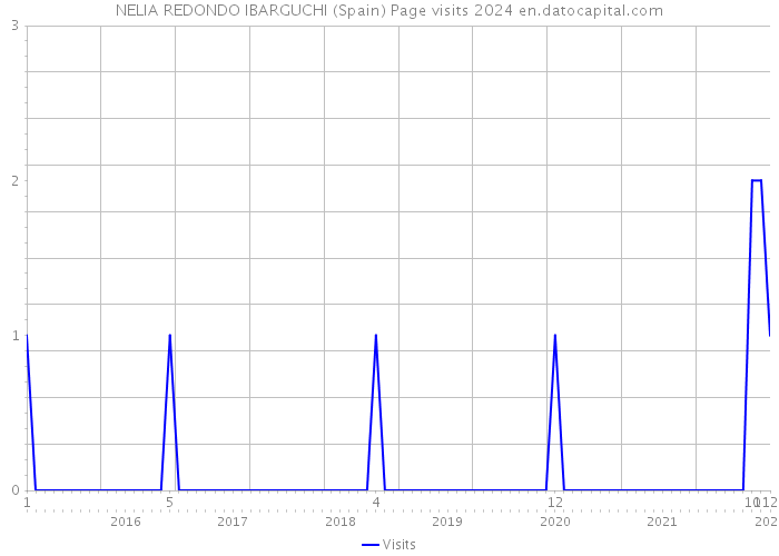 NELIA REDONDO IBARGUCHI (Spain) Page visits 2024 
