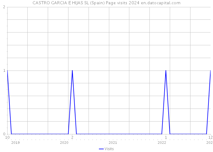 CASTRO GARCIA E HIJAS SL (Spain) Page visits 2024 