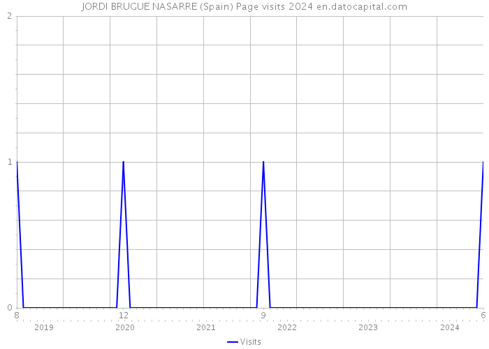 JORDI BRUGUE NASARRE (Spain) Page visits 2024 