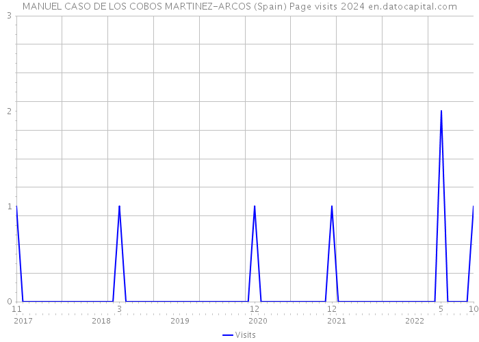 MANUEL CASO DE LOS COBOS MARTINEZ-ARCOS (Spain) Page visits 2024 