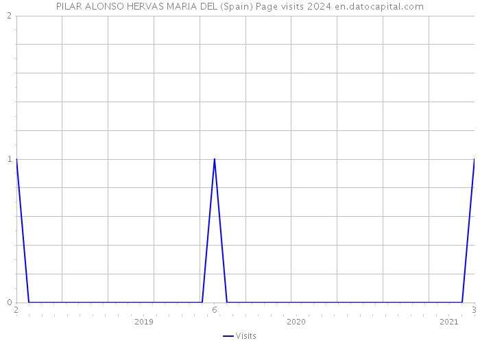 PILAR ALONSO HERVAS MARIA DEL (Spain) Page visits 2024 