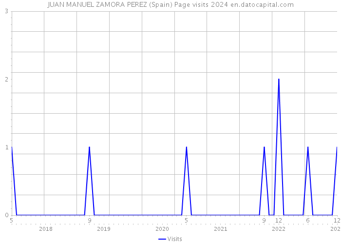 JUAN MANUEL ZAMORA PEREZ (Spain) Page visits 2024 
