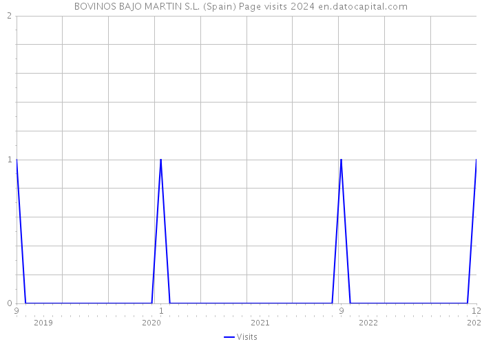 BOVINOS BAJO MARTIN S.L. (Spain) Page visits 2024 
