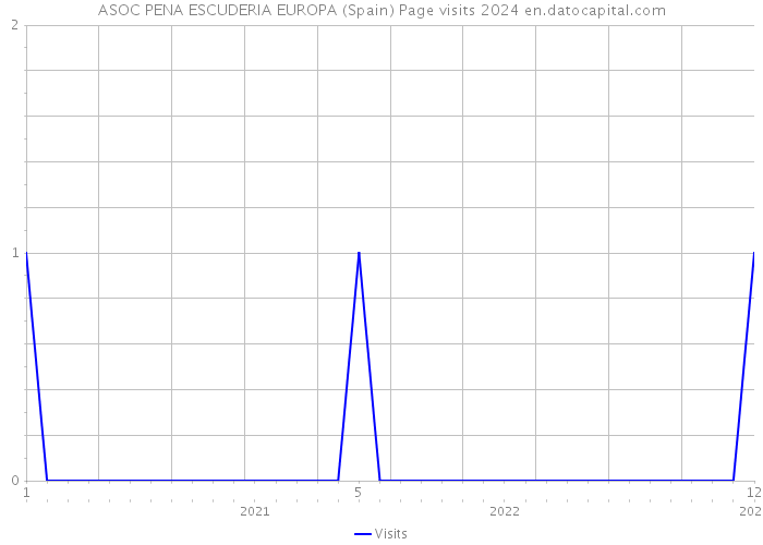 ASOC PENA ESCUDERIA EUROPA (Spain) Page visits 2024 