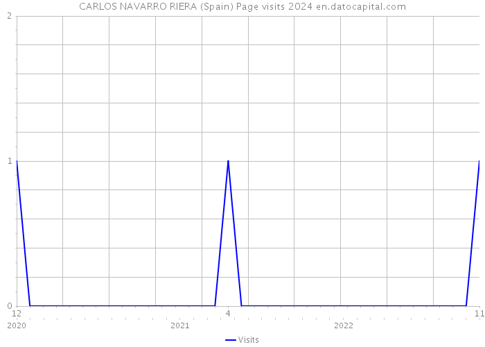 CARLOS NAVARRO RIERA (Spain) Page visits 2024 