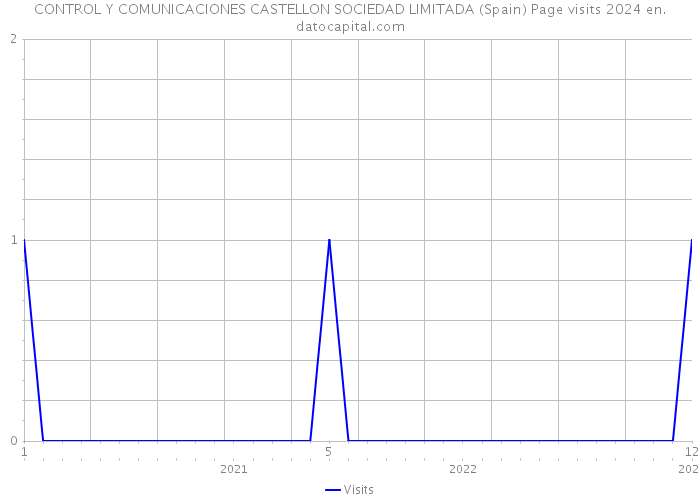 CONTROL Y COMUNICACIONES CASTELLON SOCIEDAD LIMITADA (Spain) Page visits 2024 