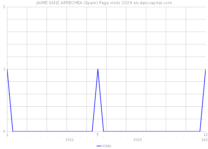 JAIME SANZ ARRECHEA (Spain) Page visits 2024 