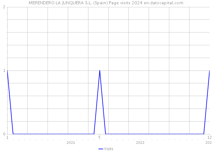 MERENDERO LA JUNQUERA S.L. (Spain) Page visits 2024 