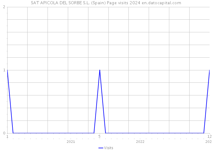 SAT APICOLA DEL SORBE S.L. (Spain) Page visits 2024 