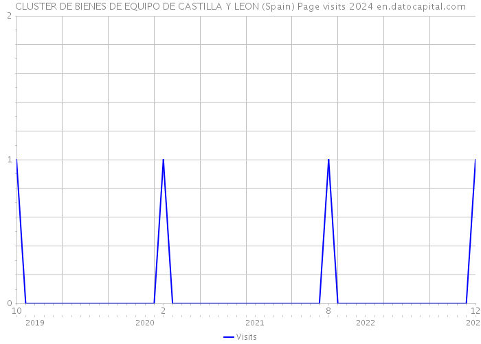 CLUSTER DE BIENES DE EQUIPO DE CASTILLA Y LEON (Spain) Page visits 2024 