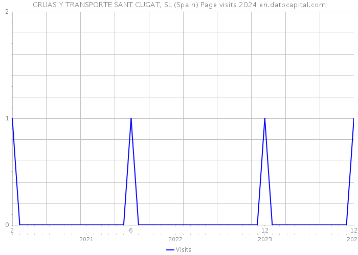 GRUAS Y TRANSPORTE SANT CUGAT, SL (Spain) Page visits 2024 