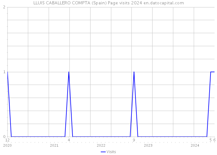 LLUIS CABALLERO COMPTA (Spain) Page visits 2024 