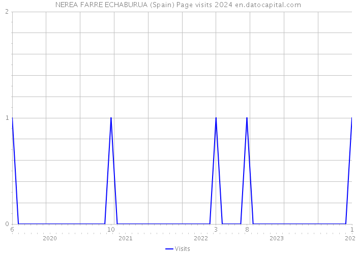 NEREA FARRE ECHABURUA (Spain) Page visits 2024 